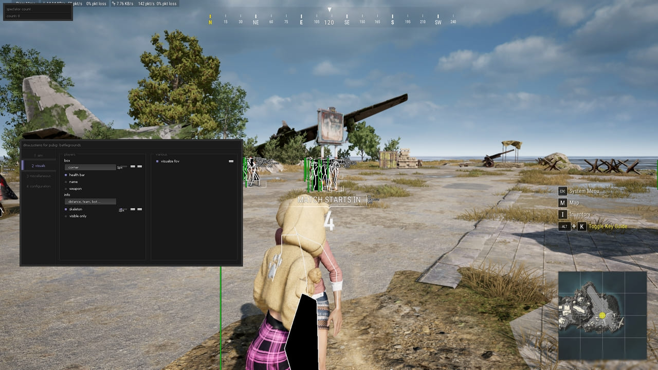 Systems PUBG для DMA
